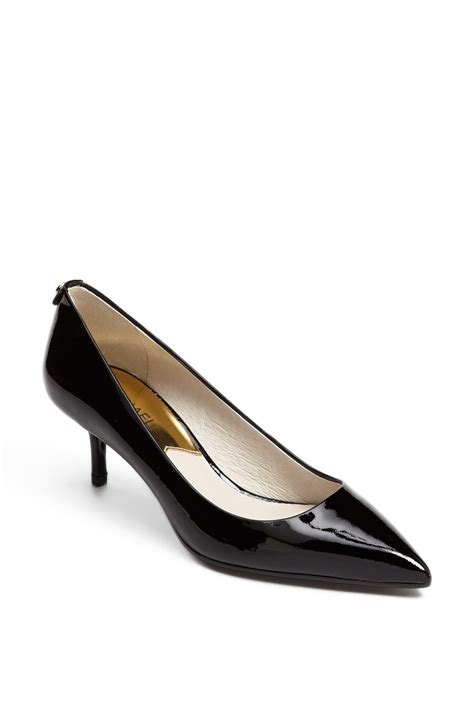 high heels michael kors|Michael Kors black kitten heels.